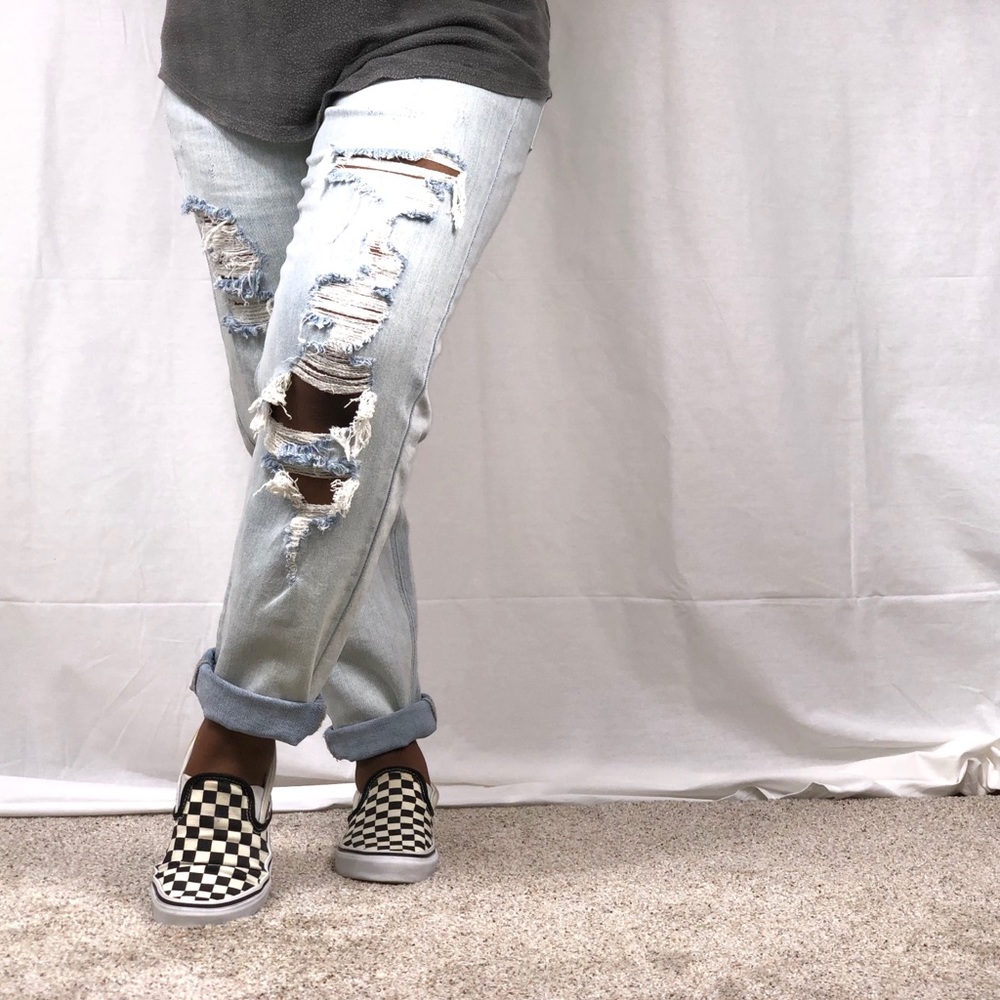 Vans slip on checkerboard skate shoe